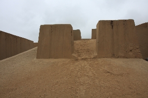 Chimu-cultuur: rainbow temple in La Esperanza