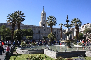 Plaza de Armas van Arequipa