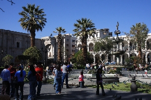 Plaza de Armas van Arequipa