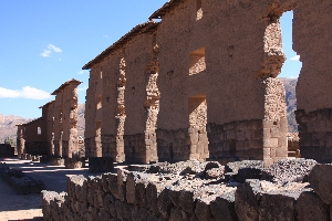 San Pedro de Cacha:ruïnes van de tempel van Raqchi