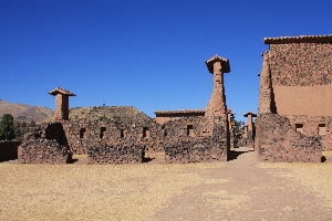 San Pedro de Cacha:ruïnes van de tempel van Raqchi