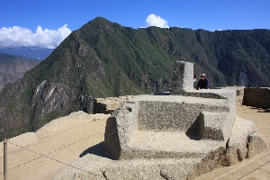 Machu Picchu: zonnewijzer